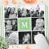 Munt Monogram Familiefotocollage Muismat