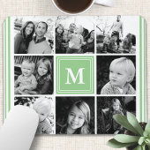 Munt Monogram Familiefotocollage Muismat