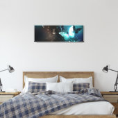 Munt Nacht Vlinders Canvas Afdruk (Insitu (Slaapkamer))