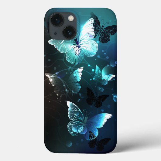 Munt Nacht Vlinders Case-Mate iPhone Case (Achterkant)