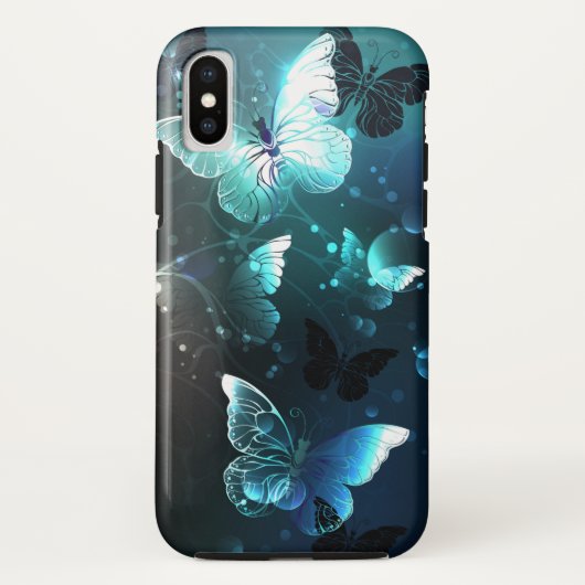 Munt Nacht Vlinders Case-Mate iPhone Case (Achterkant)