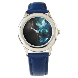 Munt Nacht Vlinders Horloge