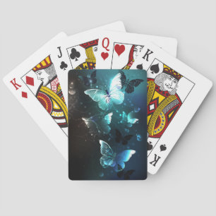 Munt Nacht Vlinders Pokerkaarten