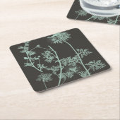 Munt & Natuur van houtskool Onderzoek IV Kartonnen Onderzetters (Schuin)