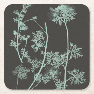 Munt & Natuur van houtskool Onderzoek IV Kartonnen Onderzetters