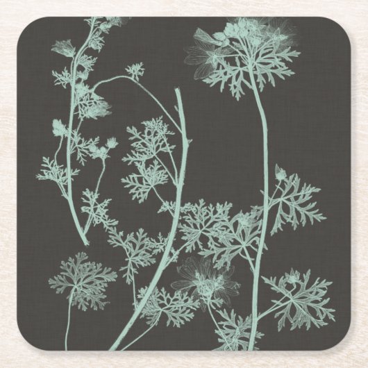 Munt & Natuur van houtskool Onderzoek IV Kartonnen Onderzetters (Voorkant)