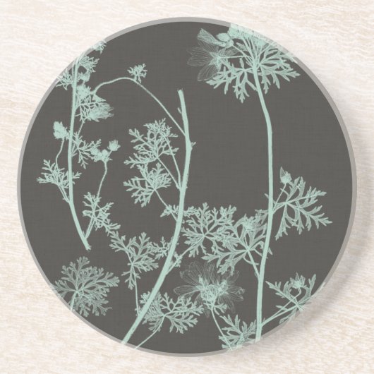 Munt & Natuur van houtskool Onderzoek IV Zandsteen Onderzetter (Voorkant)