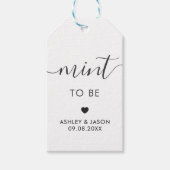 Munt om Gift Label te zijn, Label van Weddenschapp Cadeaulabel (Voorkant)