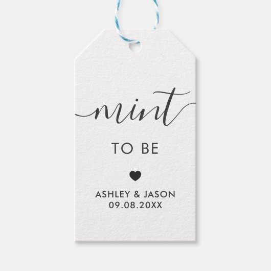 Munt om Gift Label te zijn, Label van Weddenschapp Cadeaulabel (Voorkant)