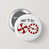 Munt Om Grappig Te Zijn Zoete Snoep Punt Ronde Button 5,7 Cm (Voorkant /achterkant)