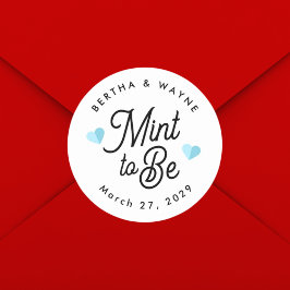 Munt om modern persoonlijk cadeautje te zijn ronde sticker