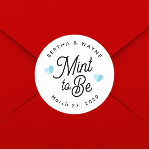 Munt om Modern Persoonlijk Klein Geschenk te Zijn Ronde Sticker