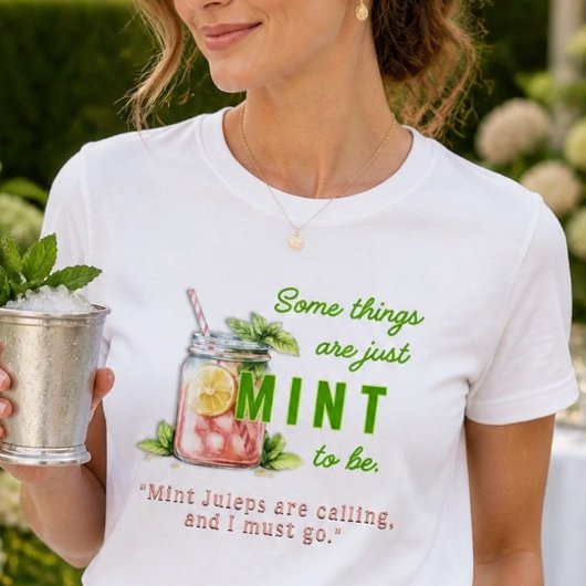 Munt om te zijn | Mint Julep Tri-Blend Shirt