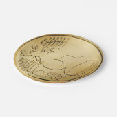 Munt Onderzetters:  Drink Accessoires Papieren Bordje (Gekanteld)