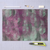 Munt Paarse tropische bladeren Abstract Tissuepapier (Craft)