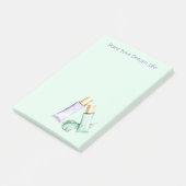 Munt Paarse Verf Droom Leven Post-it® Notes (Schuin)