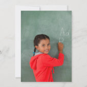 Munt Pastel Tie Dye Typografie Afstudeerfeest Kaart (Achterkant)