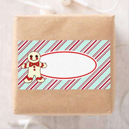 Munt Pepermunt Kerst Koekjes Labels (Insitu)