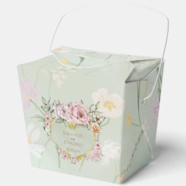  munt pioen bruiloft gunst doos bedankdoosjes