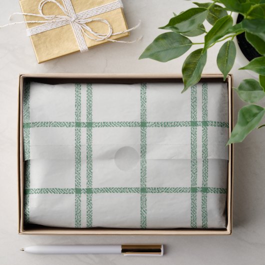 Munt Plaid Tissuepapier (Geschenk)