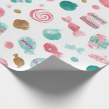 Munt & Roze CANDY Kerstpapier 