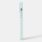 Munt & Roze Zigzag Patroon Zeester iPhone Hoesje (Linkerkant)