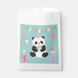 Munt & Roze zoete Panda ontwerp Bedankzakje