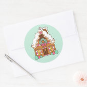 Munt Snoep Huis Stickers (Envelop)