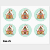 Munt Snoep Huis Stickers (Vel)