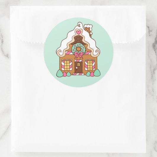 Munt Snoep Huis Stickers (Tas)