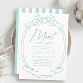 Munt te worden boog/lint Lijst Vrijgezellenfeest Kaart