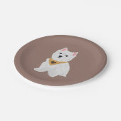 Munt The Cute West Highland Terrier Dog Papieren Bordje (Gekanteld)