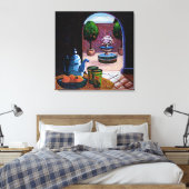Munt thee Marokko Canvas Afdruk (Insitu (Slaapkamer))