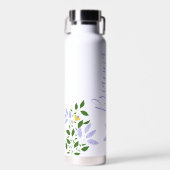 Munt Tuinbloemen Waterfles (Voorkant)