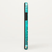 Munt Turquoise Folie Achtergrond Case-Mate iPhone Case (Achterkant/rechts)
