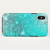 Munt Turquoise Folie Achtergrond Case-Mate iPhone Case (Achterkant (horizontaal))