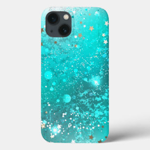 Munt Turquoise Folie Achtergrond Case-Mate iPhone Case