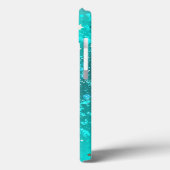 Munt Turquoise Folie Achtergrond Case-Mate iPhone Case (Achterkant / Links)