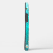 Munt Turquoise Folie Achtergrond Case-Mate iPhone Case (Achterkant / Rechts)