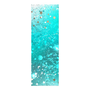 Munt Turquoise Folie Achtergrond Foto Afdruk