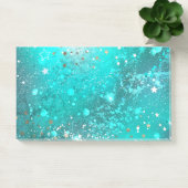 Munt Turquoise Folie Achtergrond Post-it® Notes (Kantoor)