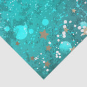 Munt Turquoise Folie Achtergrond Tissuepapier (Detail)