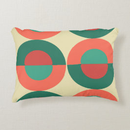 Munt uit de middeleeuwse moderne koraalmint accent kussen