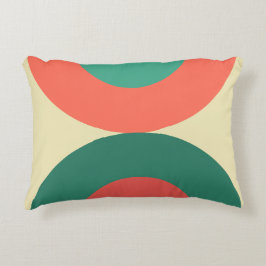 Munt uit de middeleeuwse moderne koraalmint accent kussen