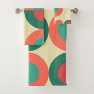 Munt uit de middeleeuwse moderne koraalmint bad handdoek