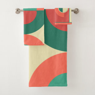 Munt uit de middeleeuwse moderne koraalmint bad handdoek