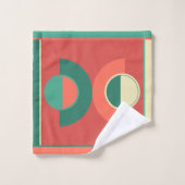 Munt uit de middeleeuwse moderne koraalmint bad handdoek (Wasdoekje)