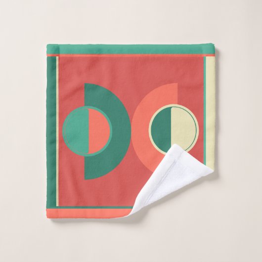 Munt uit de middeleeuwse moderne koraalmint bad handdoek (Wasdoekje)