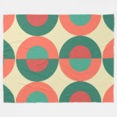 Munt uit de middeleeuwse moderne koraalmint fleece deken (Voorkant (Horizontaal))