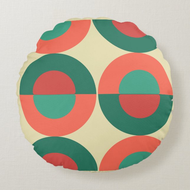 Munt uit de middeleeuwse moderne koraalmint rond kussen (Voorkant)